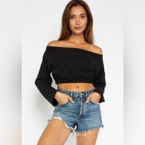 OLIVACEOUS OFF SHOULDER SWEATSHIRT ❤️NEW COLLECTION IN STORES❤️